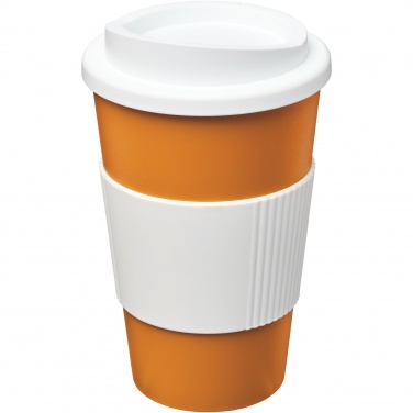 Logotrade Firmengeschenke das Foto: Americano® 350 ml Isolierbecher mit Schutzring