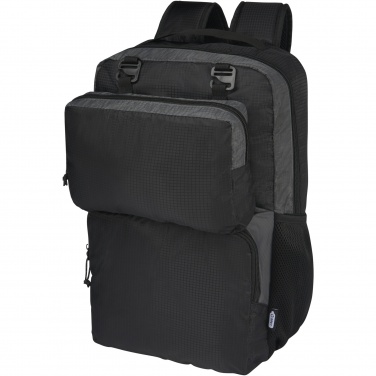 Logotrade Werbeartikel das Foto: Trailhead 15" GRS recycelter zweifarbiger Laptop-Rucksack 14 L