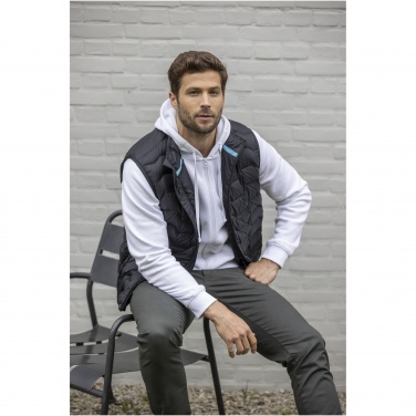 Logotrade Geschäftsgeschenke das Foto: Epidote Daunen-Bodywarmer aus recyceltem Material für Herren