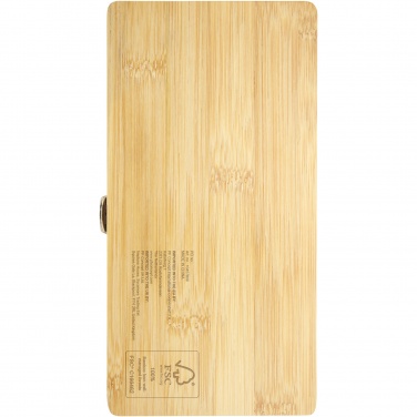 Logotrade werbemittel das Foto: Rivet 19-teiliges Werkzeugset aus Bambus und recyceltem Kunststoff