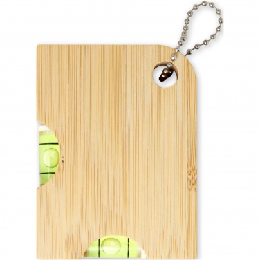 Logotrade Logogeschenke das Foto: Levo Bambus Flaschenöffner mit Wasserwaage 