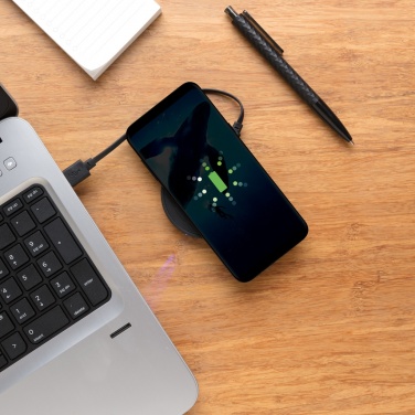 Logotrade Werbeartikel das Foto: Runder 5W Wireless-Charger