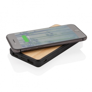 Logotrade Werbeartikel das Foto: RCS Rplastic 8.000mAh Wireless Powerbank