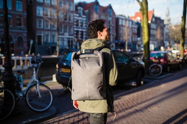 Logotrade Geschäftsgeschenke das Foto: Urban schnitthemmender Anti-Diebstahl-Rucksack