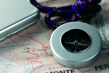 Logotrade werbemittel das Foto: Target Kompass