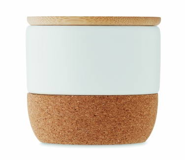 Logotrade Werbeartikel das Foto: Kerze im Steinguttopf 80 g