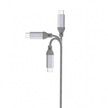 Logotrade Werbegeschenke das Foto: Nylon-Datenübertragungskabel LK30 Typ - C Quick Charge 3.0