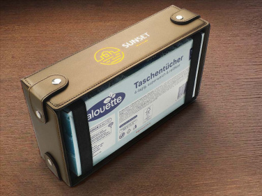 Logotrade Firmengeschenke das Foto: Taschentuch-Box 1673094