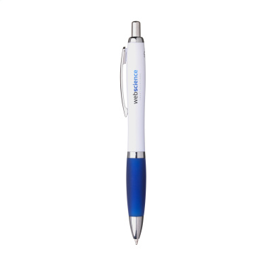 Logotrade Firmengeschenke das Foto: Athos Trans GRS Stift aus recyceltem ABS