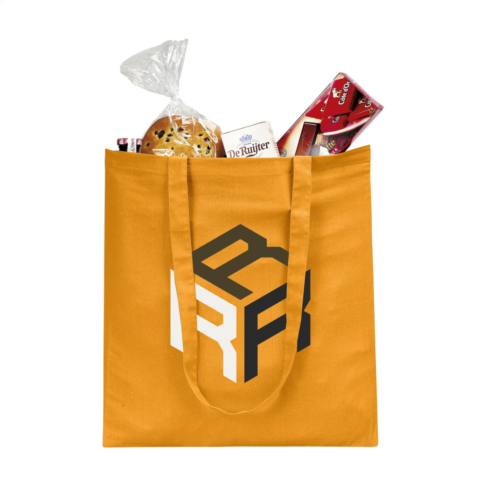 Logotrade Werbegeschenke das Foto: Shoppy Colour Bag (135 g/m²) Baumwolltasche