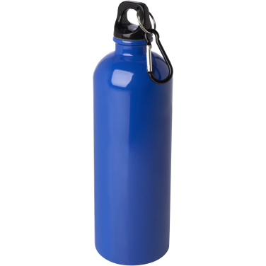 Logotrade Werbegeschenke das Foto: Oregon 750 ml RCS-zertifizierte, einwandige Trinkflasche aus Edelstahl mit Karabinerhaken