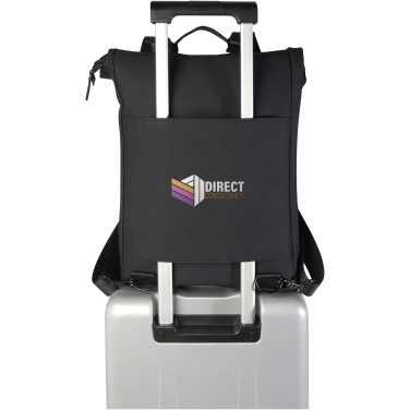 Logotrade Firmengeschenke das Foto: Turner 15,6" GRS-recycelter Rolltop Laptop-Rucksack 12 L