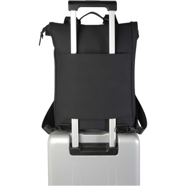 Logotrade Firmengeschenke das Foto: Turner 15,6" GRS-recycelter Rolltop Laptop-Rucksack 12 L