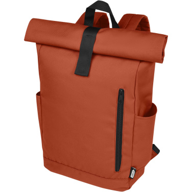 Logotrade werbemittel das Foto: Byron 15,6" GRS RPET Roll-Top Rucksack 18 L