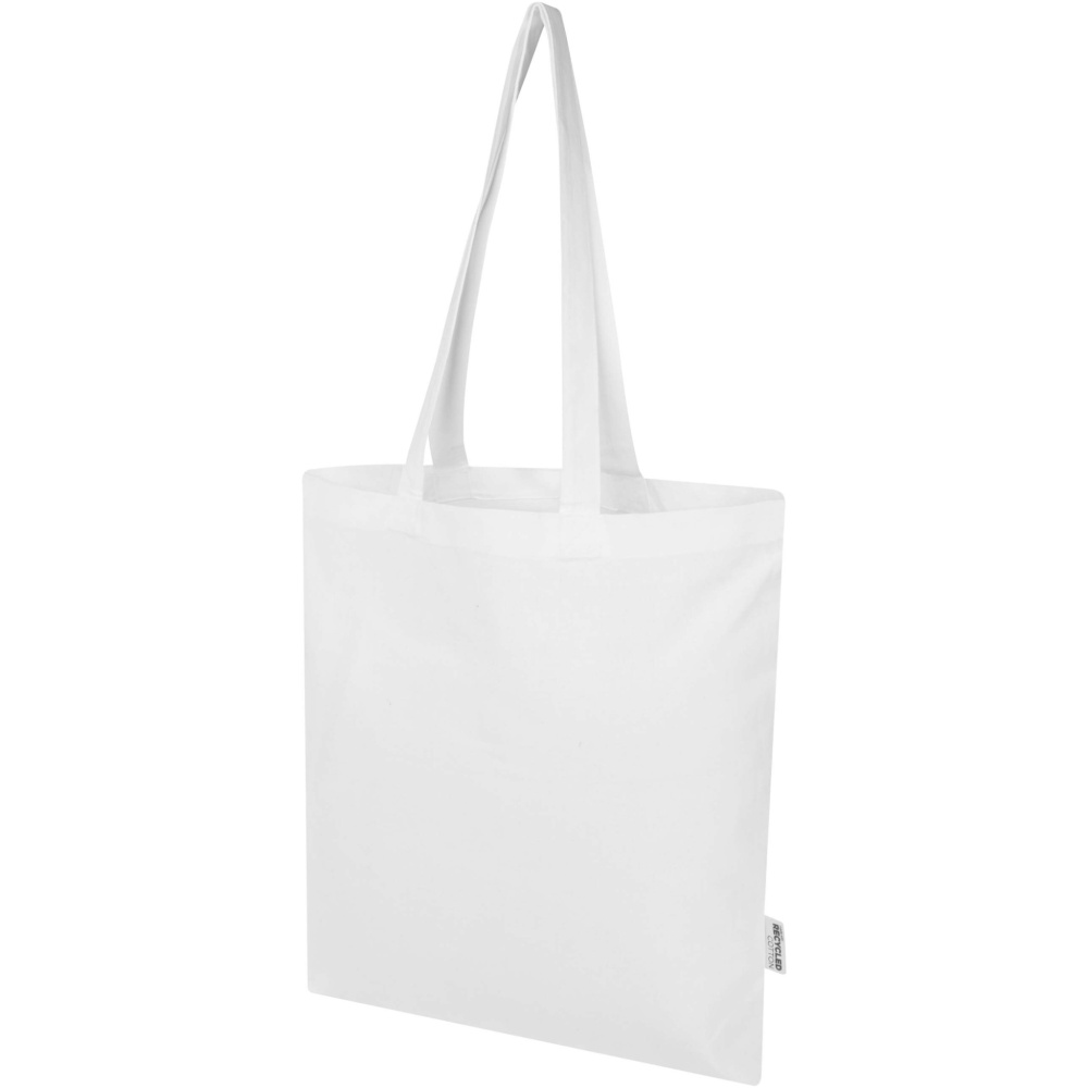 Logotrade Logogeschenke das Foto: Madras Blend 140 g/m² Tragetasche aus GRS-recycelter Baumwolle 7L
