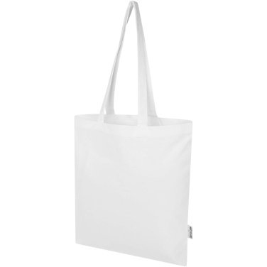 Logotrade Werbeartikel das Foto: Madras Blend 140 g/m² Tragetasche aus GRS-recycelter Baumwolle 7L