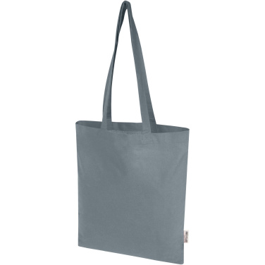 Logotrade Geschäftsgeschenke das Foto: Madras Blend 140 g/m² Tragetasche aus GRS-recycelter Baumwolle 7L