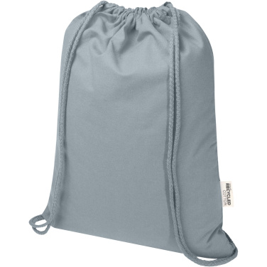 Logotrade Logogeschenke das Foto: Oregon Blend 140 g/m² GRS-recycelter Turnbeutel 5 L