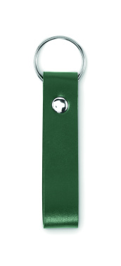 Logotrade Geschäftsgeschenke das Foto: Schlüsselring mit Schlaufe PU