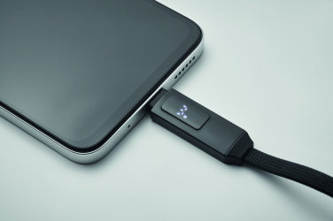 Logotrade Werbegeschenke das Foto: 60W Schlüsselring-Ladekabel