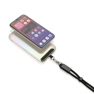 Logotrade Werbegeschenke das Foto: LoopAmp 60W Handgelenksband für Smartphones aus RCS rPET