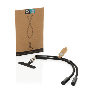 Logotrade Logogeschenke das Foto: LoopAmp 60W Handgelenksband für Smartphones aus RCS rPET