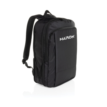Logotrade Logogeschenke das Foto: Flexpack Aware™ Expandable Slim RPET 15,6" Laptop-Rucksack