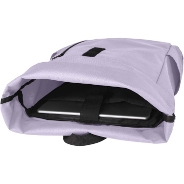 Logotrade Werbegeschenke das Foto: Byron 15,6" GRS RPET Roll-Top Rucksack 18 L