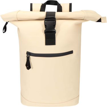 Logotrade Logogeschenke das Foto: Resi Plus 15" GRS-recycelter Rolltop Rucksack 18 L