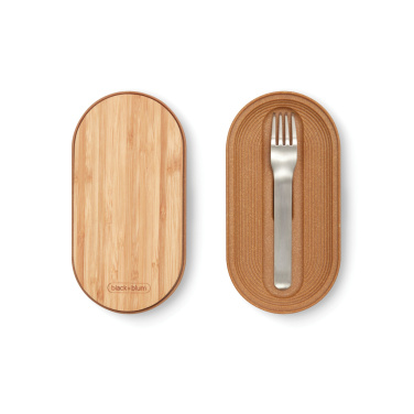 Logotrade Firmengeschenke das Foto: Black+Blum Stainless Steel Double Bento Box