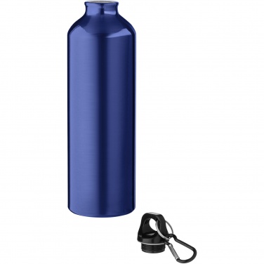 Logo trade promotional products image of: Oregon 770 ml aluminium water bottle with carabiner