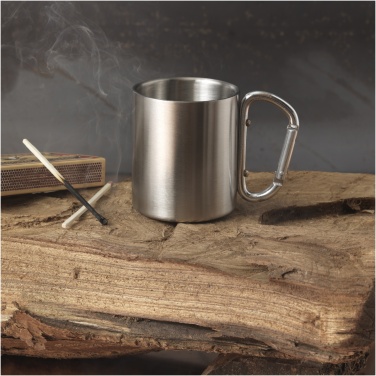 Logo trade corporate gift photo of: Alps 200 ml insulated mug with carabiner