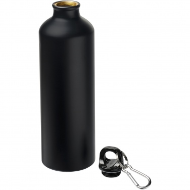 Logo trade promotional merchandise image of: Oregon 770 ml matte water bottle with carabiner