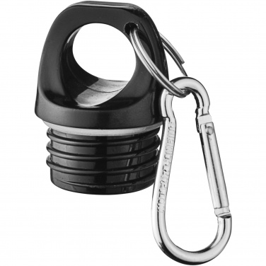 Logo trade promotional merchandise picture of: Oregon 770 ml matte water bottle with carabiner