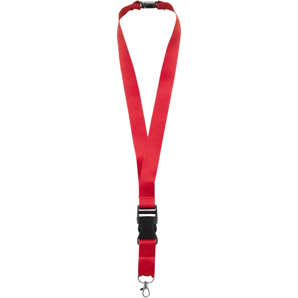 Logotrade business gift image of: Yogi lanyard detachable buckle break-away closure
