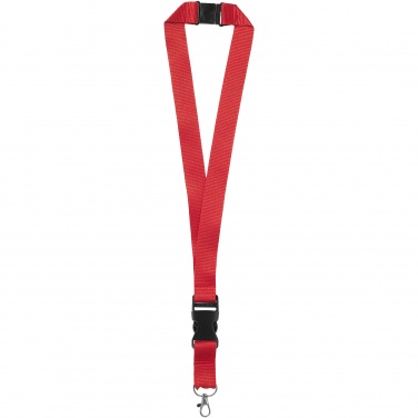 Logotrade promotional product image of: Yogi lanyard detachable buckle break-away closure