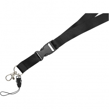 Logotrade advertising product image of: Sagan phone holder lanyard with detachable buckle