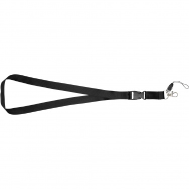 Logo trade promotional giveaways image of: Sagan phone holder lanyard with detachable buckle