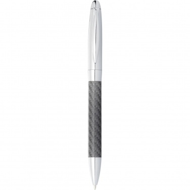 Logo trade promotional merchandise image of: Winona ballpoint pen with carbon fibre details