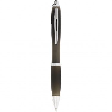 Logotrade promotional gift image of: Nash ballpoint pen coloured barrel and black grip