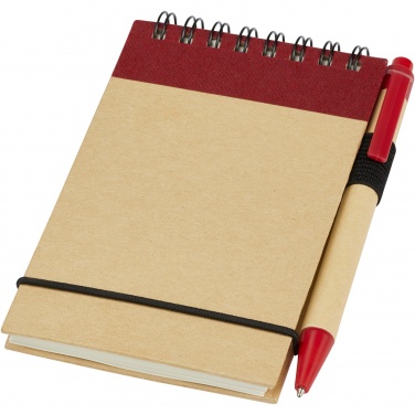 Logotrade promotional merchandise image of: Zuse A7 recycled jotter notepad with pen