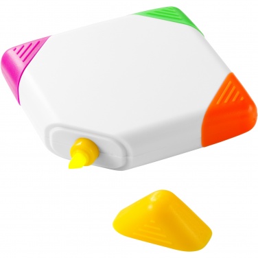 Logo trade corporate gifts picture of: Trafalgar square-shaped 4-colour highlighter