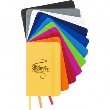 Logo trade promotional giveaways image of: Spectrum A6 hard cover notebook