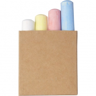 Logotrade corporate gift picture of: Screech 4-piece chalk set