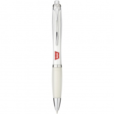 Logo trade advertising product photo of: Nash ballpoint pen coloured barrel and grip