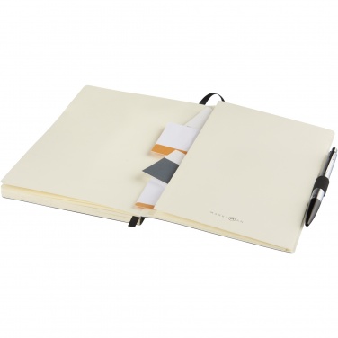 Logo trade promotional items image of: Revello A5 soft cover notebook