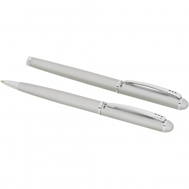 Logo trade corporate gifts image of: Andante duo pen gift set