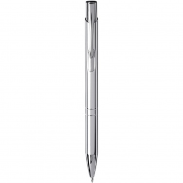 Logo trade promotional gifts picture of: Moneta anodized aluminium click ballpoint pen