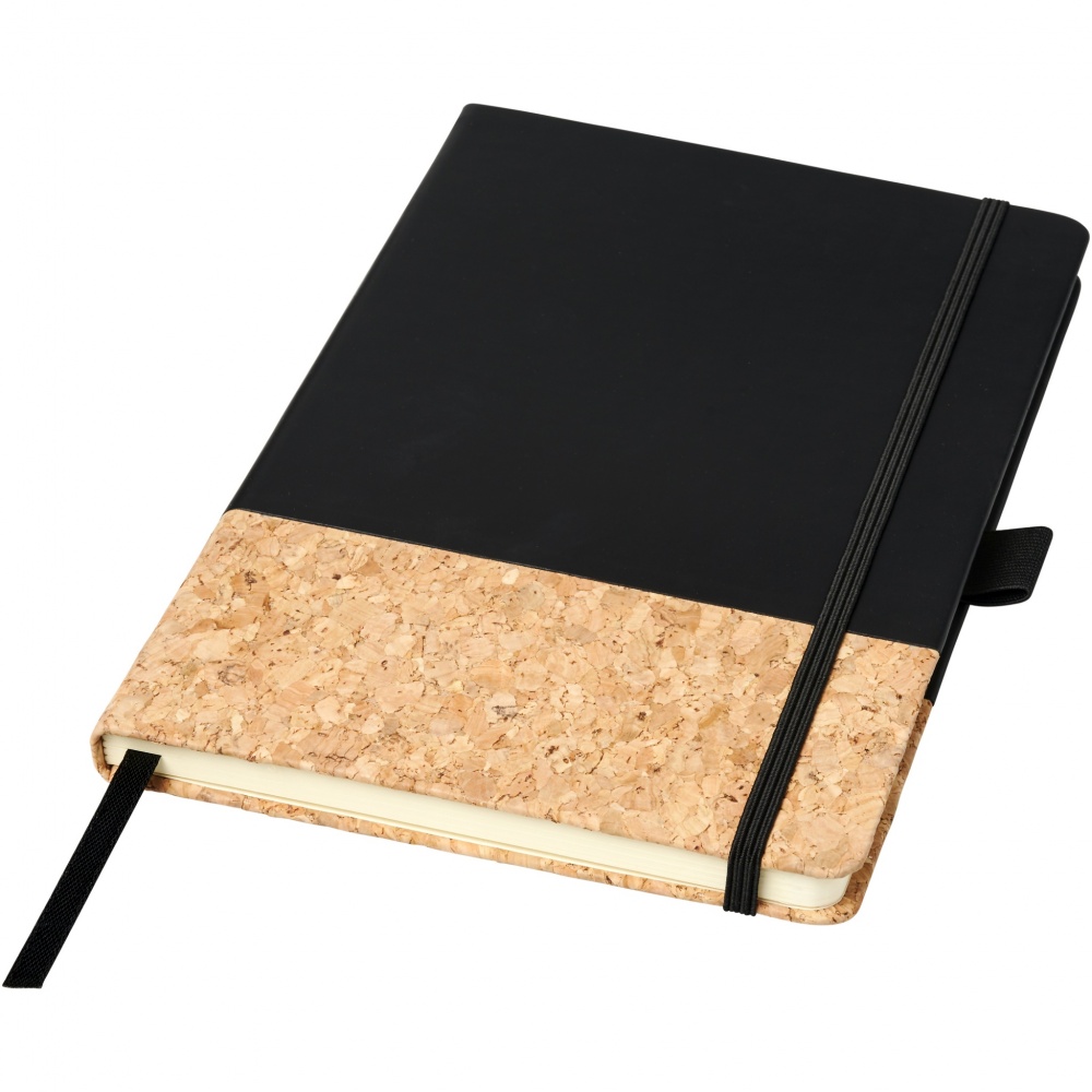 Logo trade corporate gifts picture of: Evora A5 cork thermo PU notebook