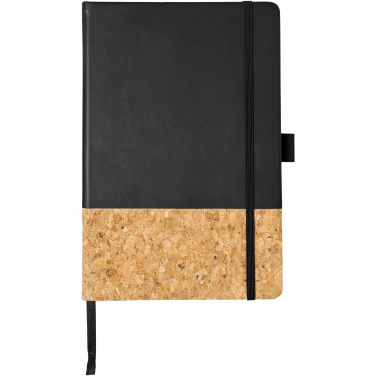 Logo trade advertising product photo of: Evora A5 cork thermo PU notebook